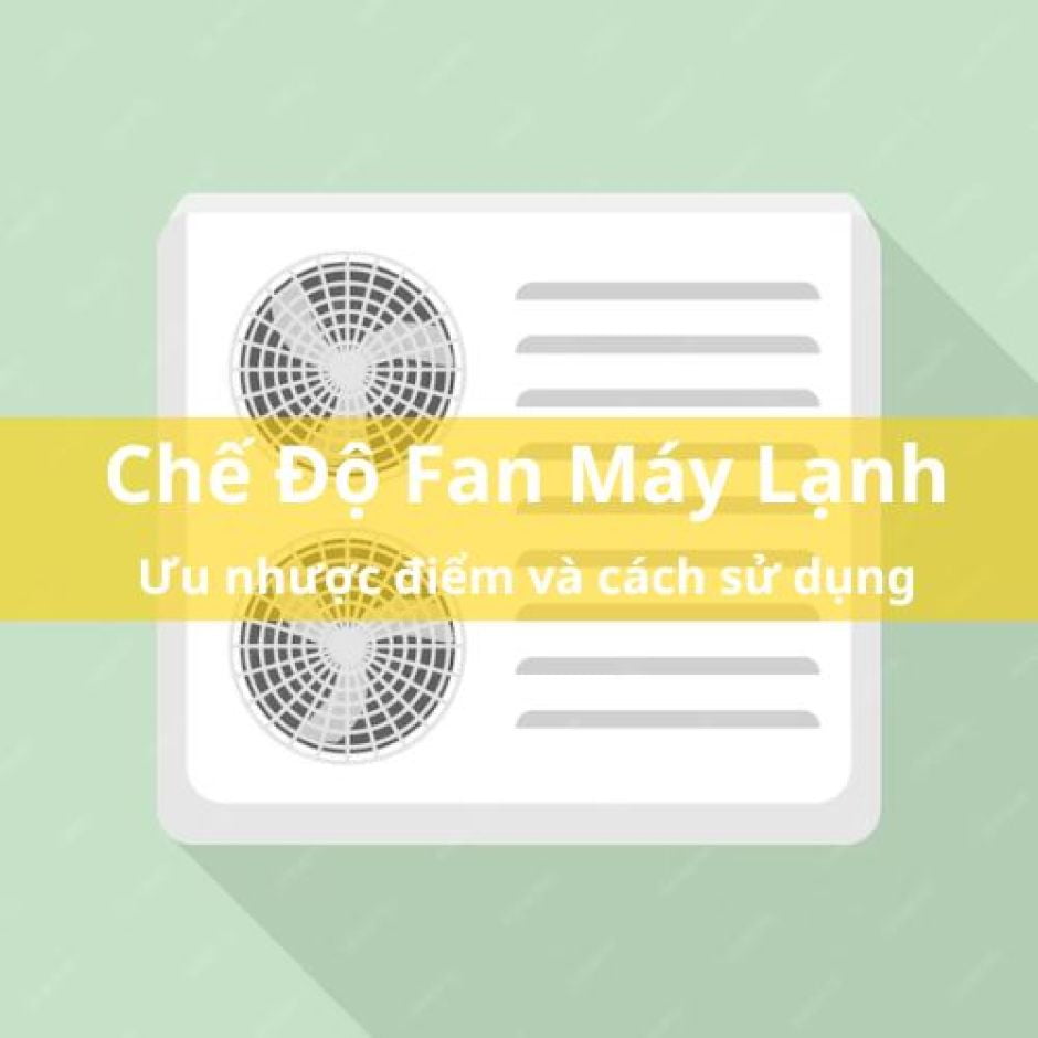 Chế độ Fan của máy lạnh là gì? Ưu nhược điểm và cách sử dụng - WOW