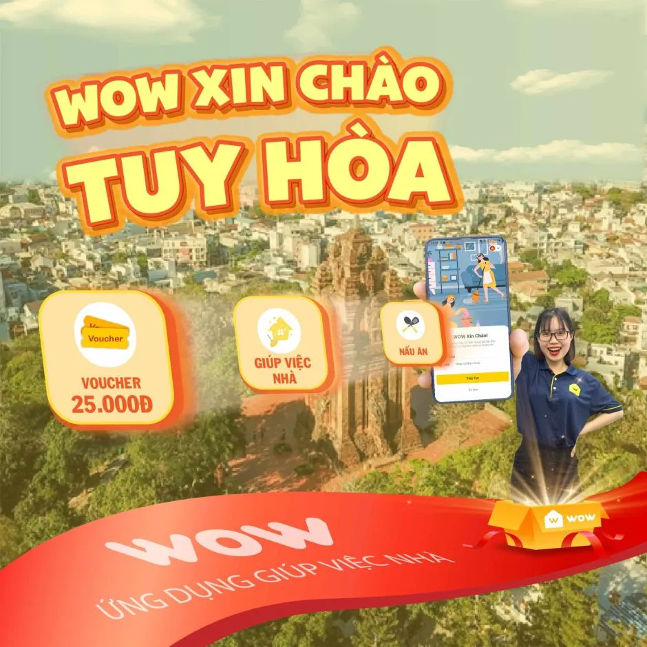 Đặt giúp việc nhà theo giờ tại Tuy Hòa - Phú Yên